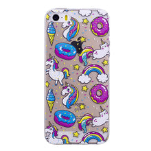 Load image into Gallery viewer, Doughnut and Unicorn Pattern Soft Protector Shell